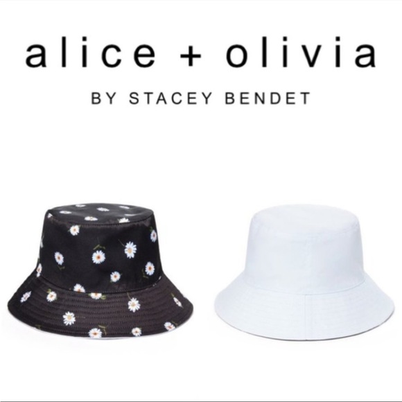 Alice & Olivia Reversible Bucket Hat NWT - Picture 2 of 7